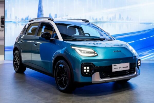GAC Aion UT Cross é hatch elétrico com visual aventureiro inspirado em SUVs e estreia no Salão de Paris