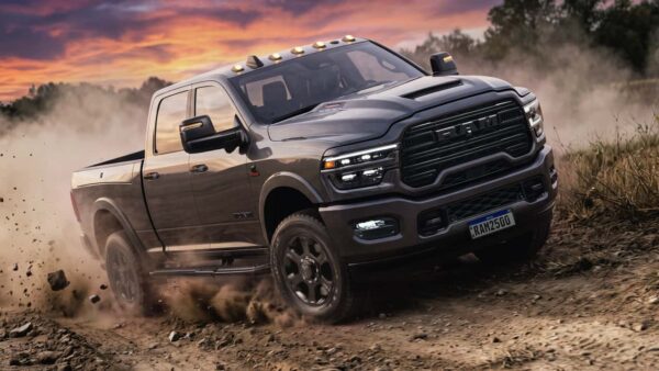 Ram 2500 Night Edition chega ao Brasil como topo de linha por R$ 569.990 e mantém motor de 436 cv